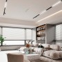 Faretto lineare LED opalino per binario magnetico 48V - 20W