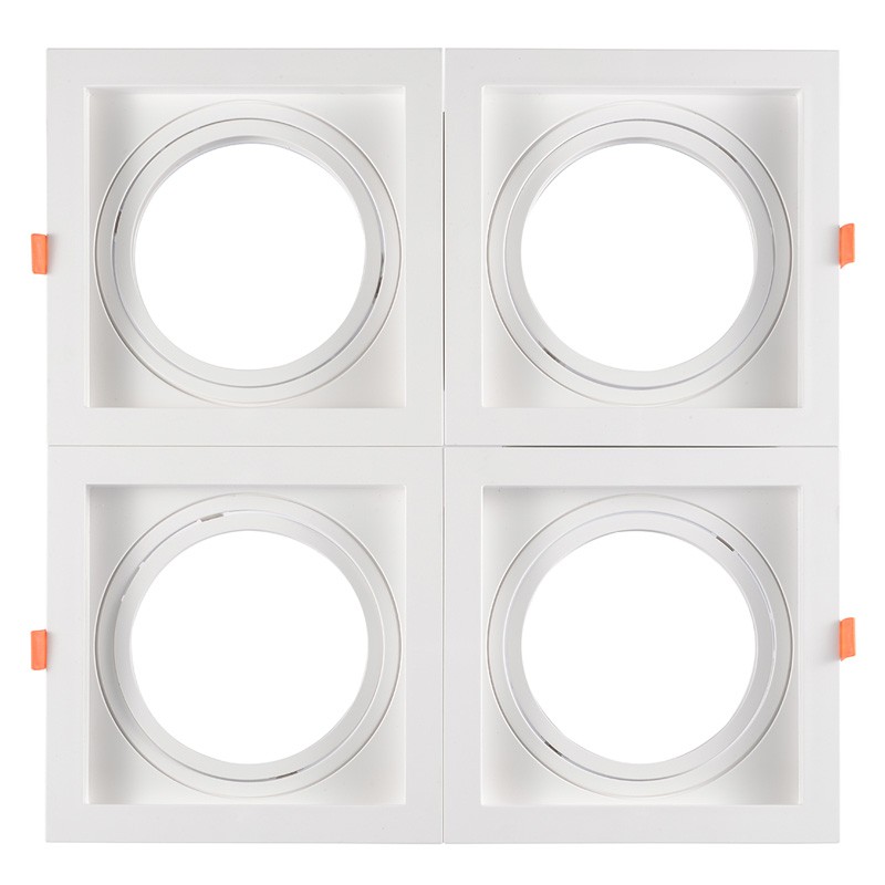Faretto cardanico AR111 per montaggio a filo Diametro di taglio 160x160mm