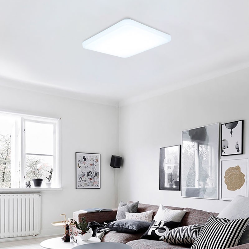 LED BASIC 24W lampada da soffitto quadrata a superficie