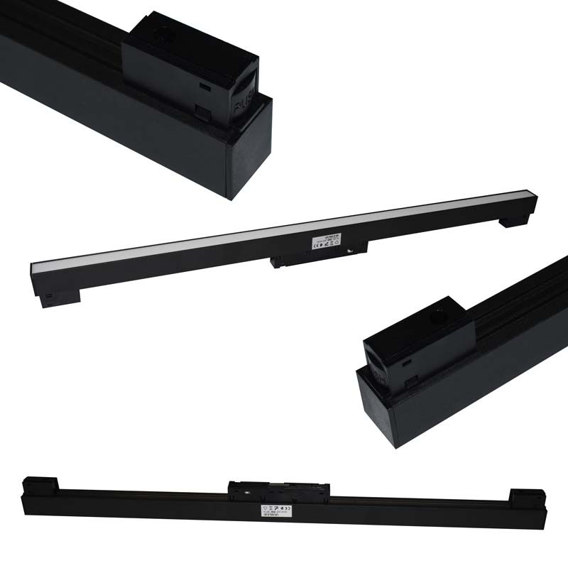 Faretto lineare LED opalino per binario magnetico 48V - 20W Faretto lineare LED opalino per binario magnetico 48V - 20W