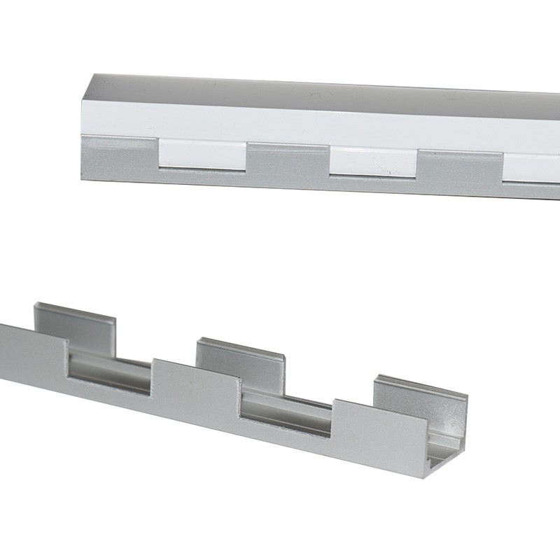 Profilo flessibile in alluminio 16x10mm per guaine in silicone - 2 metri Profilo flessibile in alluminio 16x10mm per guaine in silicone - 2 metri