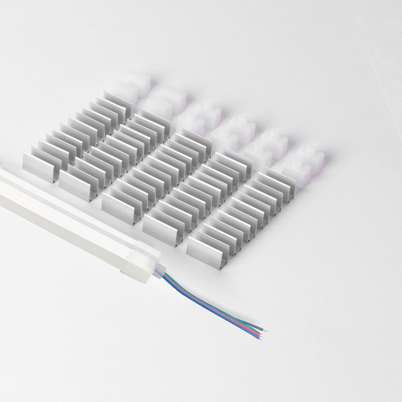 Neon RGB flessibile 10 metri 11W/m 24V 10x18mm IP67 completo KIT Neon RGB flessibile 10 metri 11W/m 24V 10x18mm IP67 completo KIT