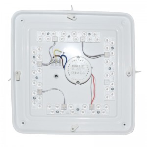 LED BASIC 24W lampada da soffitto quadrata a superficie
