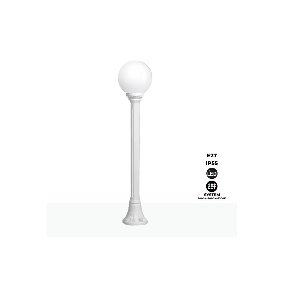 Fumagalli lampione da esterno LED "GLOBO MIZAR/G250"