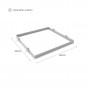 Kit cornice da incasso per pannelli LED 60x60