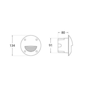 Faretto da incasso a LED FUMAGALLI