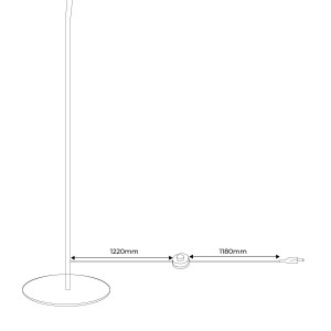 Dimensioni della lampada Nikko