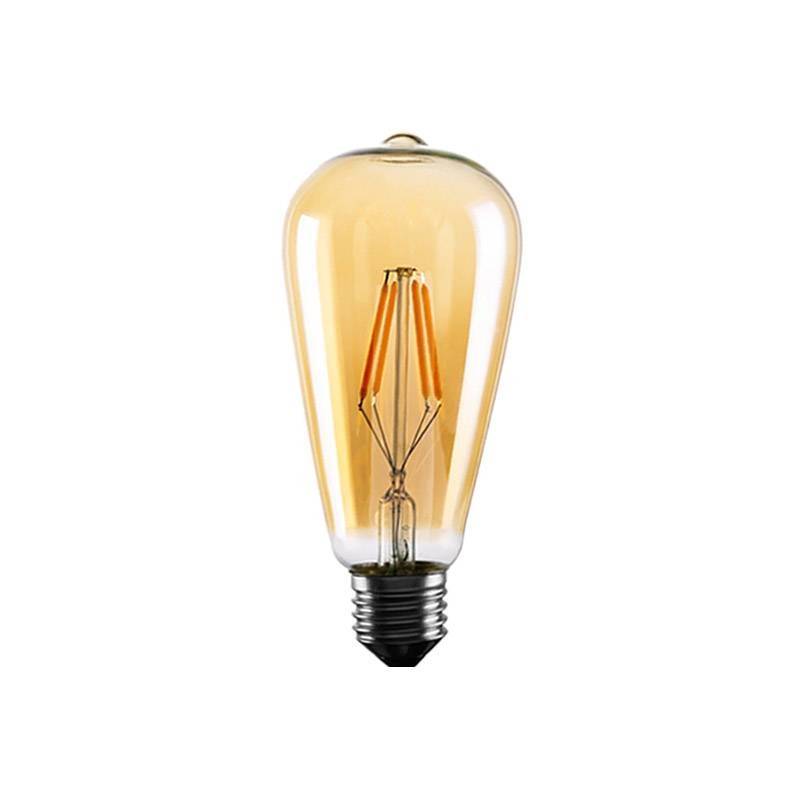 Bombilla LED Vintage Edison E27 ST64 4W de filamento