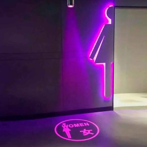 Proiettore Logo LED GOBO per binario monofase - 15W - interni - IP20