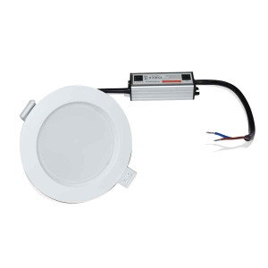 Downlight LED da incasso a tenuta stagna - IP65 - 8W - Taglio Ø 80-95mm