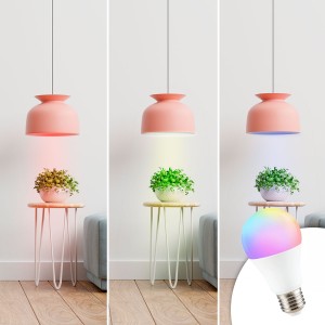 Lampadina intelligente LED WIFI E27 - RGB + CCT - 9W