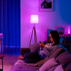 Lampadina intelligente LED WIFI E27 - RGB + CCT - 9W