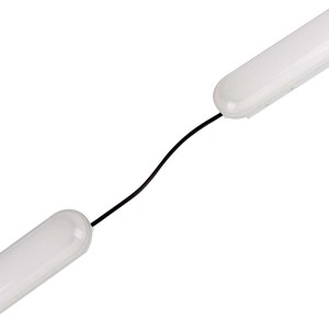 Plafoniera stagna con LED integrato collegabile - 9W - 60cm - 990 lm - IP65