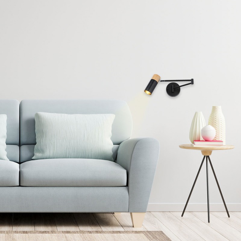 Lampada da parete nordica allungabile "LOGAN" - E27 G45 Lampada da parete nordica allungabile "LOGAN" - E27 G45