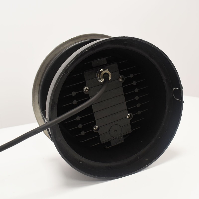 Faretto LED da incasso a pavimento 18W - Bianco caldo - Ø21cm- IP67 Faretto LED da incasso a pavimento 18W - Bianco caldo - Ø21cm- IP67