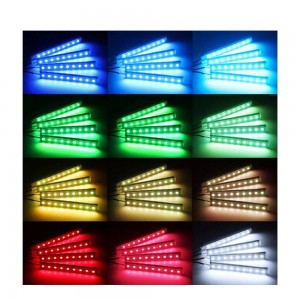 Kit LED per auto RGB 12V con telecomando IR