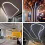 Neon LED flessibile 360º circolare X 5 metri - Kit completo - 24 V - Ø20mm - IP67
