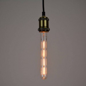 Lampadina LED Vintage a filamento ST30 4W oro