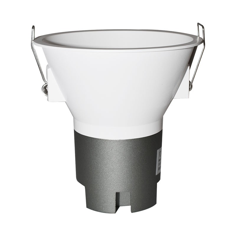 Faretto LED da incasso 11W "KOPPA"- Ottica 15º - Taglio Ø 100mm - Basso UGR Faretto LED da incasso 11W "KOPPA"- Ottica 15º - Taglio Ø 100mm - Basso UGR