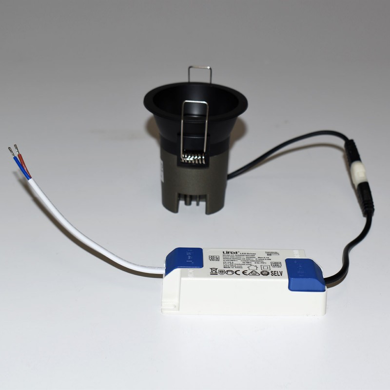 Faretto LED da incasso 6W "KOPPA"- Ottica 15º - Taglio Ø 65mm - Basso UGR Faretto LED da incasso 6W "KOPPA"- Ottica 15º - Taglio Ø 65mm - Basso UGR