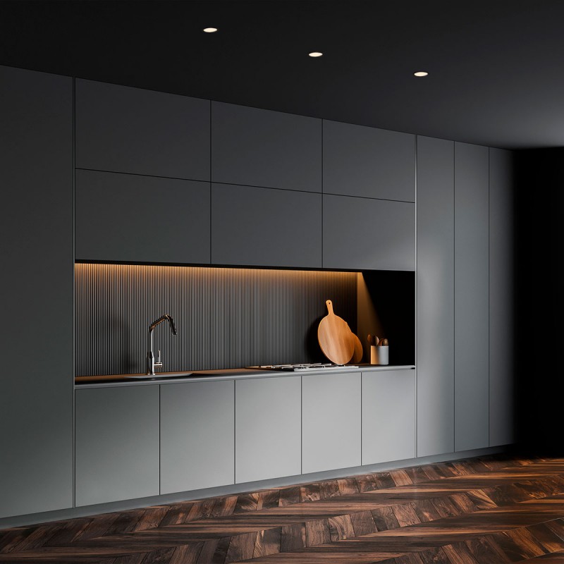 Faretto LED da incasso 6W "KOPPA"- Ottica 15º - Taglio Ø 65mm - Basso UGR Faretto LED da incasso 6W "KOPPA"- Ottica 15º - Taglio Ø 65mm - Basso UGR