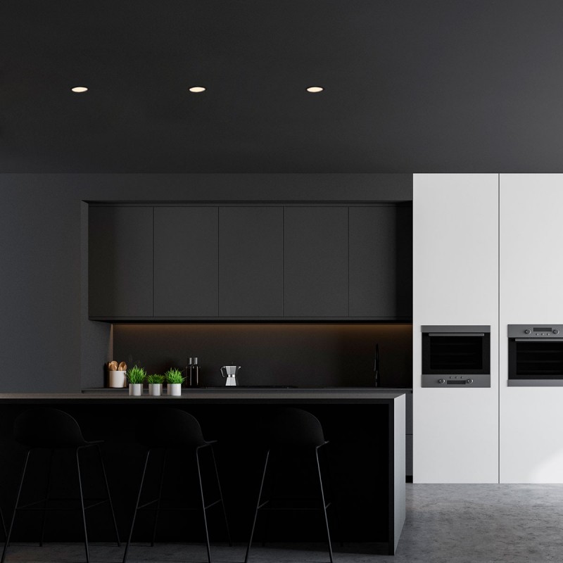 Faretto LED da incasso 6W "KOPPA"- Ottica 15º - Taglio Ø 65mm - Basso UGR Faretto LED da incasso 6W "KOPPA"- Ottica 15º - Taglio Ø 65mm - Basso UGR