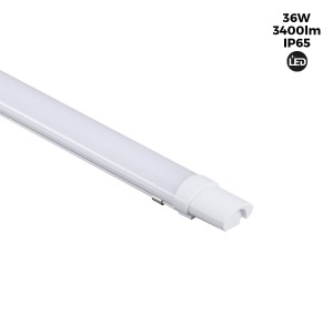 Plafoniera stagna LED slim - 120 cm - 36W - 3400lm - IP65