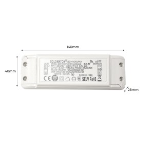 Pannello LED slim 60x60cm 40W CCT - Tunable White - Dimmerabile 1-10V