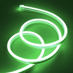 Neon flessibile a LED 24V/DC 4x10mm - 5 metri - Kit completo - IP67 - 11W/m - Curvatura laterale