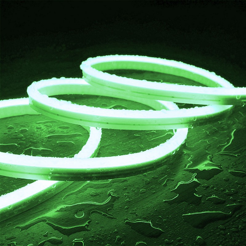 Neon flessibile a LED 24V/DC 4x10mm - 5 metri - Kit completo - IP67 - 11W/m - Curvatura laterale Neon flessibile a LED 24V/DC 4x10mm - 5 metri - Kit completo - IP67 - 11W/m - Curvatura laterale