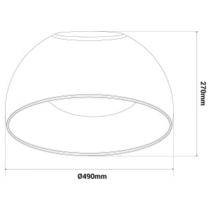 Lampada LED da soffitto "Gina" - Effetto legno - CCT 3000K - 4000K - 40W