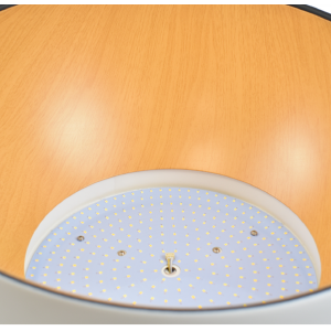 Lampada LED da soffitto "Gina" - Effetto legno - CCT 3000K - 4000K - 40W
