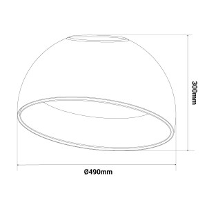 Lampada LED da soffitto "Mulen" - Effetto legno - CCT 3000K - 4000K - 40W