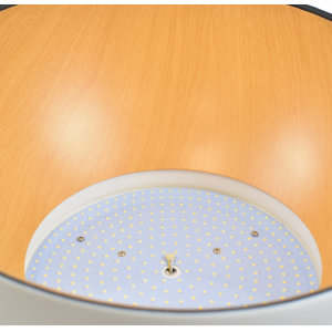 Lampada LED da soffitto "Mulen" - Effetto legno - CCT 3000K - 4000K - 40W