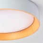 Plafoniera LED - Effetto legno - CCT - Ø450mm - 28W