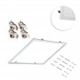 Pannello LED da incasso 60X60 cm - Driver OSRAM - 40W - UGR18 - CRI90 - Con kit di montaggio