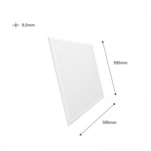 Pannello LED da incasso 60X60 cm - Driver OSRAM - 40W - UGR18 - CRI90 - Con kit di montaggio