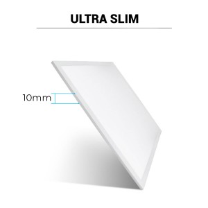 Pannello LED slim CCT da superficie 60x60 - Dimmerabile con telecomando - 40W - Con kit di montaggio