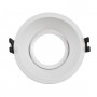 Anello circolare per lampadina GU10 / MR16 - Taglio Ø85 mm - UGR basso