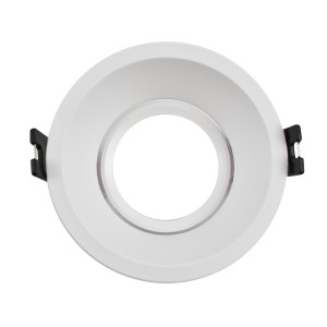 Anello circolare per lampadina GU10 / MR16 - Taglio Ø85 mm - UGR basso