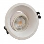 Anello circolare per lampadina GU10 / MR16 - Taglio Ø85 mm - UGR basso