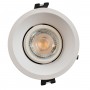 Anello circolare per lampadina GU10 / MR16 - Taglio Ø85 mm - UGR basso