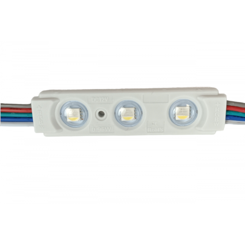 Moduli LED RGBW per segnaletica - 0,96W - 12V - IP65 Moduli LED RGBW per segnaletica - 0,96W - 12V - IP65