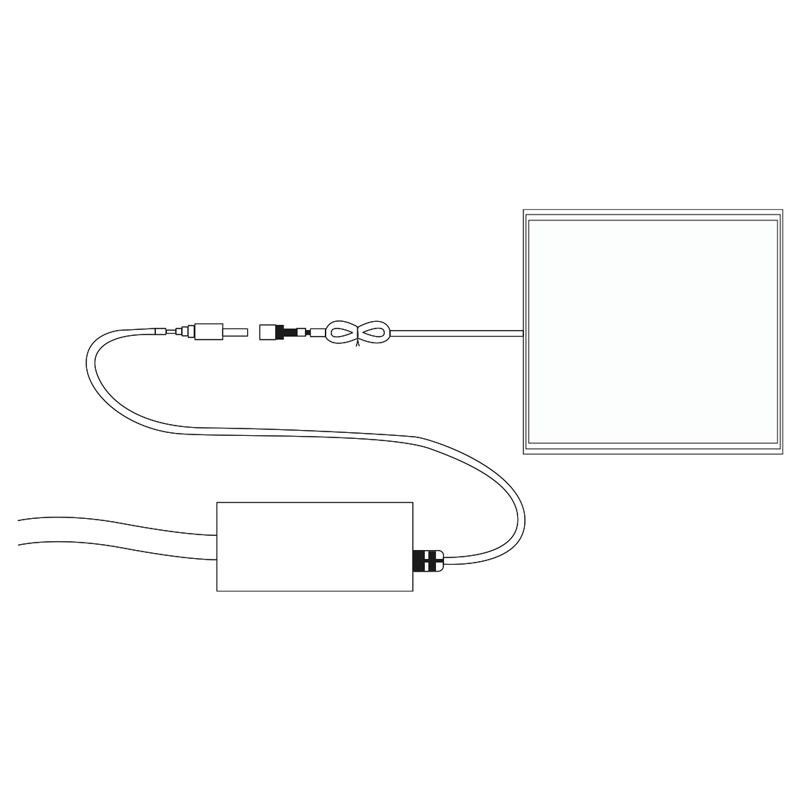 Pack 2 pannelli LED slim 60X60 cm - Driver Philips - 44W - UGR19 Pack 2 pannelli LED slim 60X60 cm - Driver Philips - 44W - UGR19