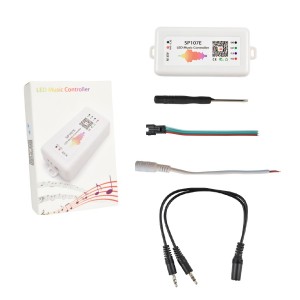 Controller musicale LED IC Pixel RGB/RGBW Bluetooth - 5-24V DC - 960 pixel