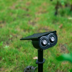 SKU 6660 - VT-952 - Faretto LED da Giardino con Picchetto Colore Nero Con  Pannello Solare 2W 3000K IP65