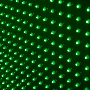 Croce LED farmacia monocolore verde - 80x80cm - Bifacciale