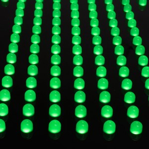 Croce LED farmacia verde monocolore - 60x60cm - Monofacciale - IP20