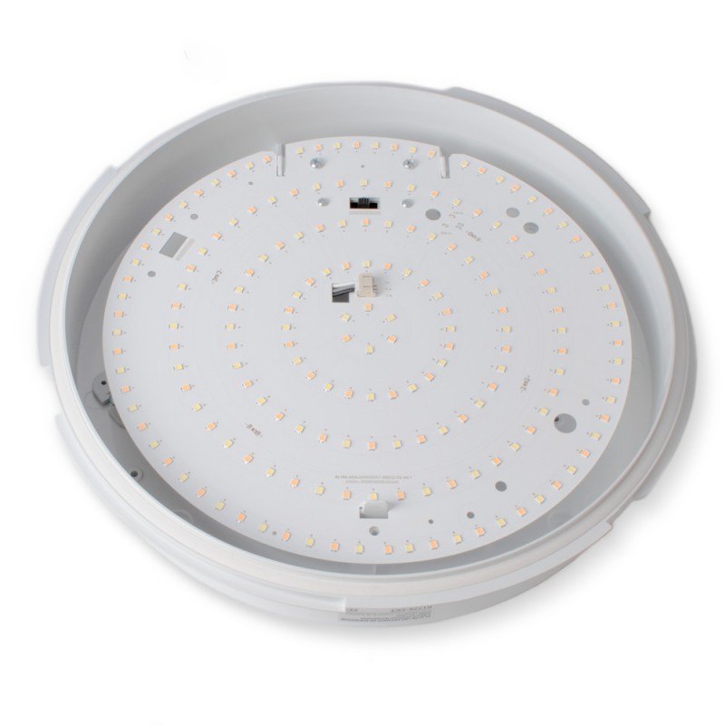 Plafoniera LED a tenuta stagna CCT - Potenza regolabile 12W-16W - Ø30cm - IP65 Plafoniera LED a tenuta stagna CCT - Potenza regolabile 12W-16W - Ø30cm - IP65