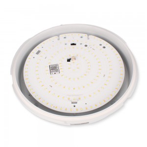 Plafoniera LED a tenuta stagna con sensore - CCT - Potenza regolabile 12W-16W - Ø30cm - IP65